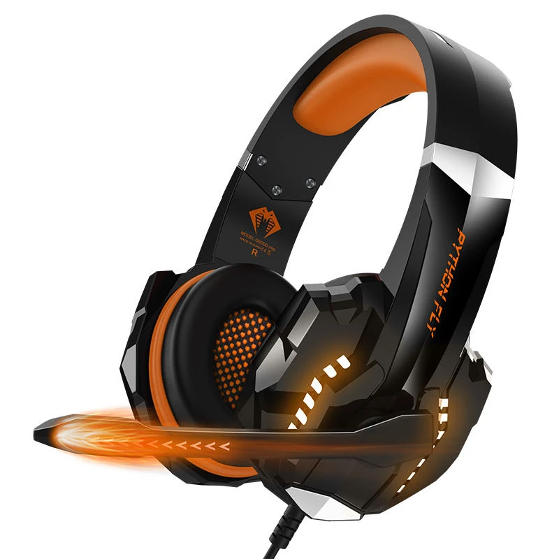 Professional E-Sports Headset with Adjustable Microphone and Comfort