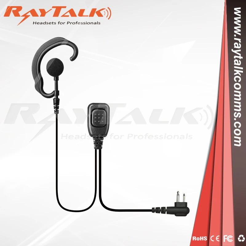 Professional G-Hook Earpiece for Motorola Cp200/Cp200d Series – Noise Canceling Two-Way Radio Accessory