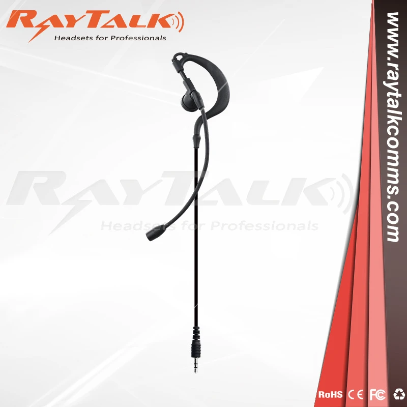 Professional G Shape Earhook Headset for Motorola Cp140 with Boom Mic