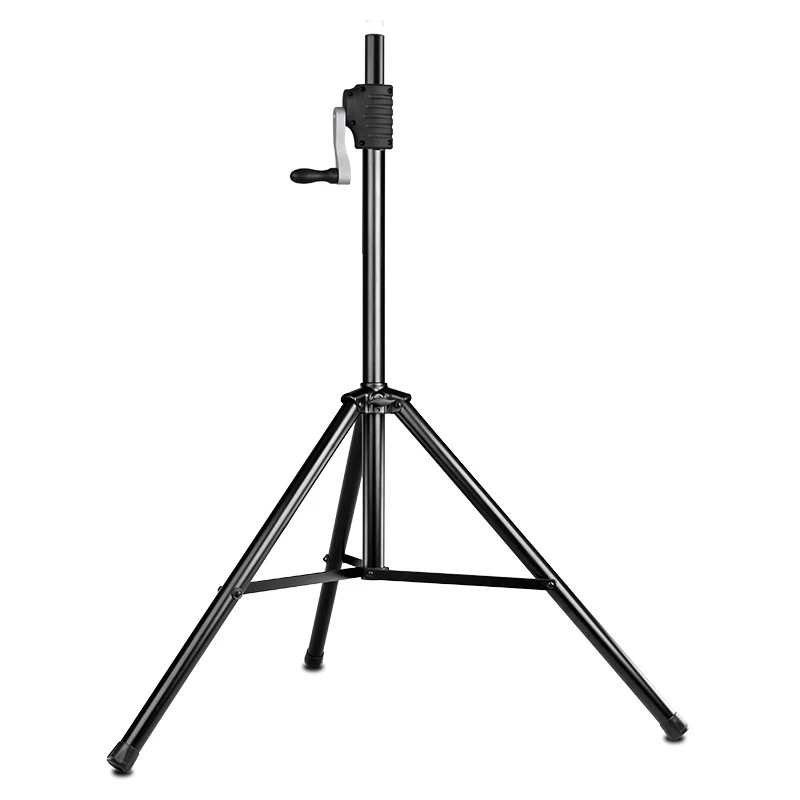 Professional Heavy Duty Black Adjustable Tripod Crank up Speaker Stand for Loudspeaker