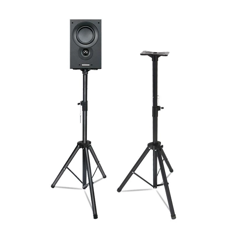 Professional Heavy Duty Foldable Iron Speaker Tripod Stand Adjustable Height Speaker Stand