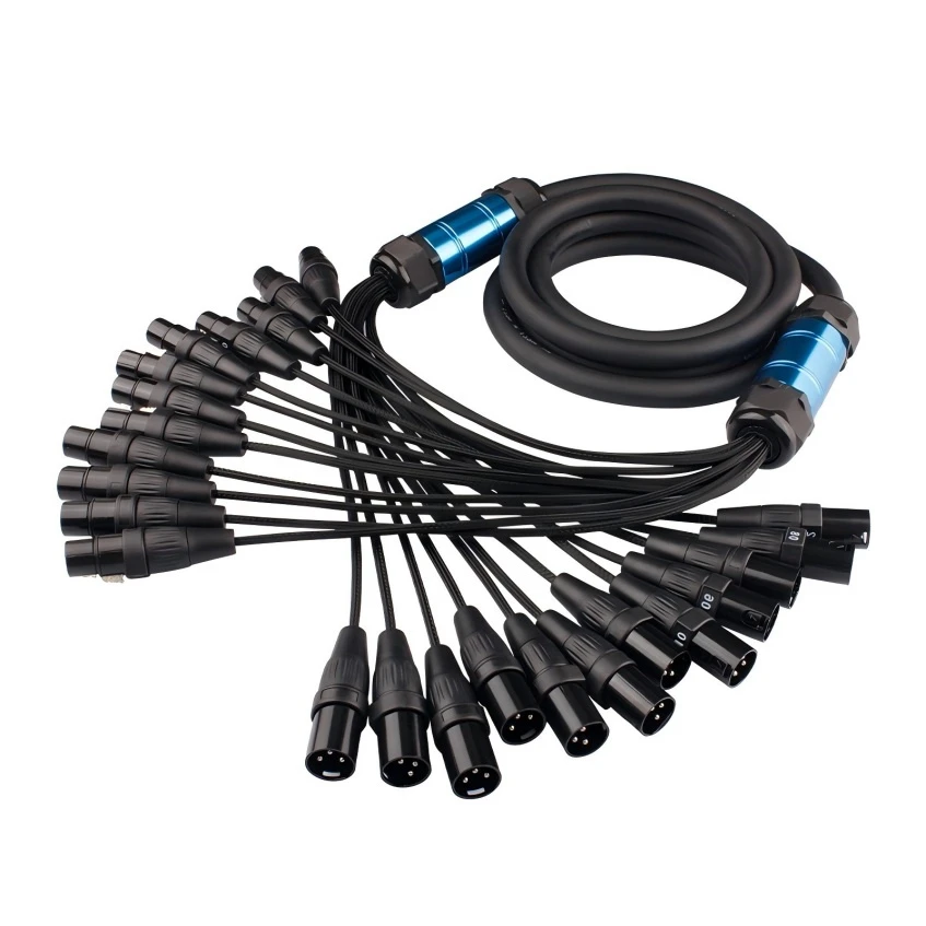 Professional Hum Free Crystal-Clear Xir Audio Snake Cable for Performance Stage
