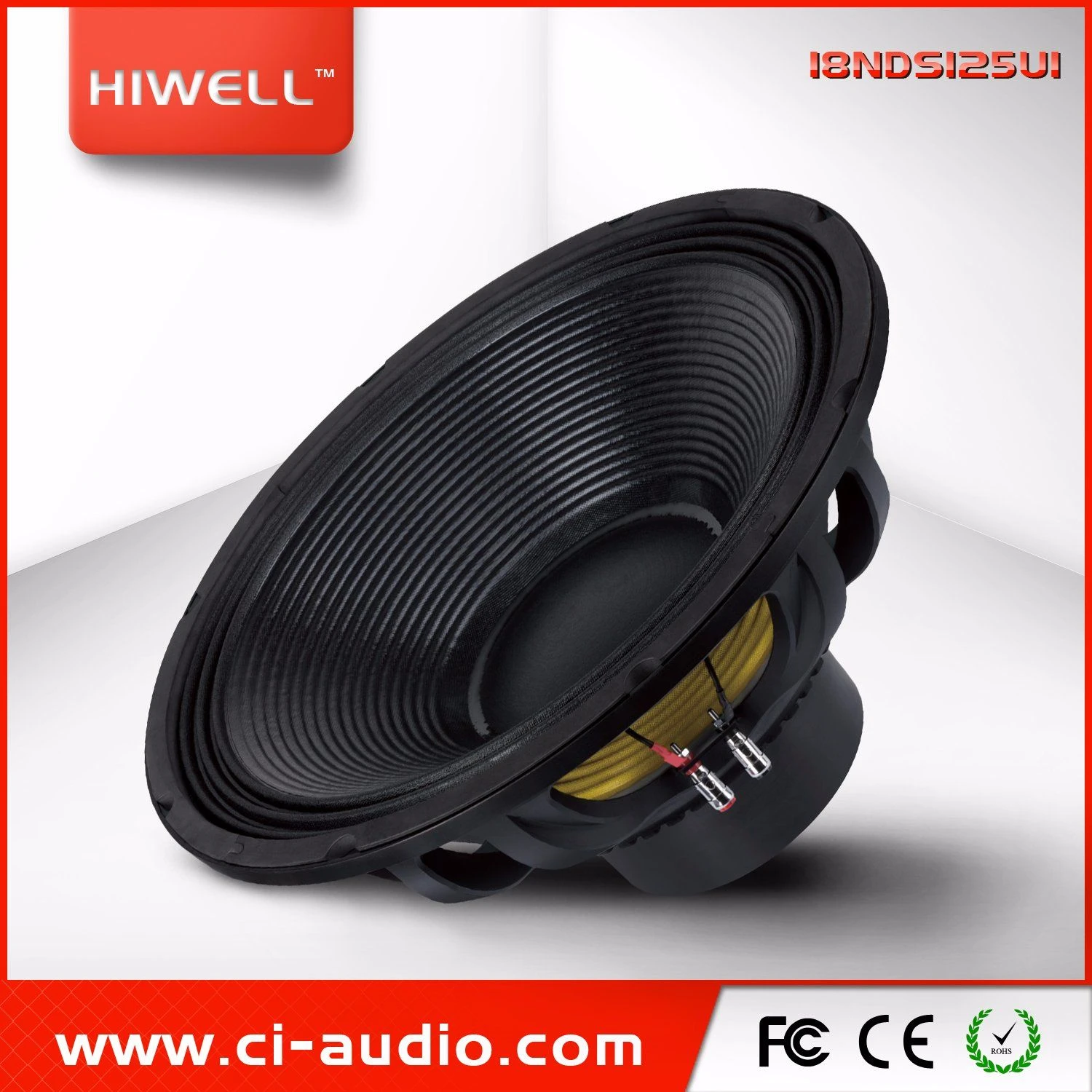 Professional Loudspeaker 18” Neodymium Subwoofer, Powered Speaker PRO Audio System.
