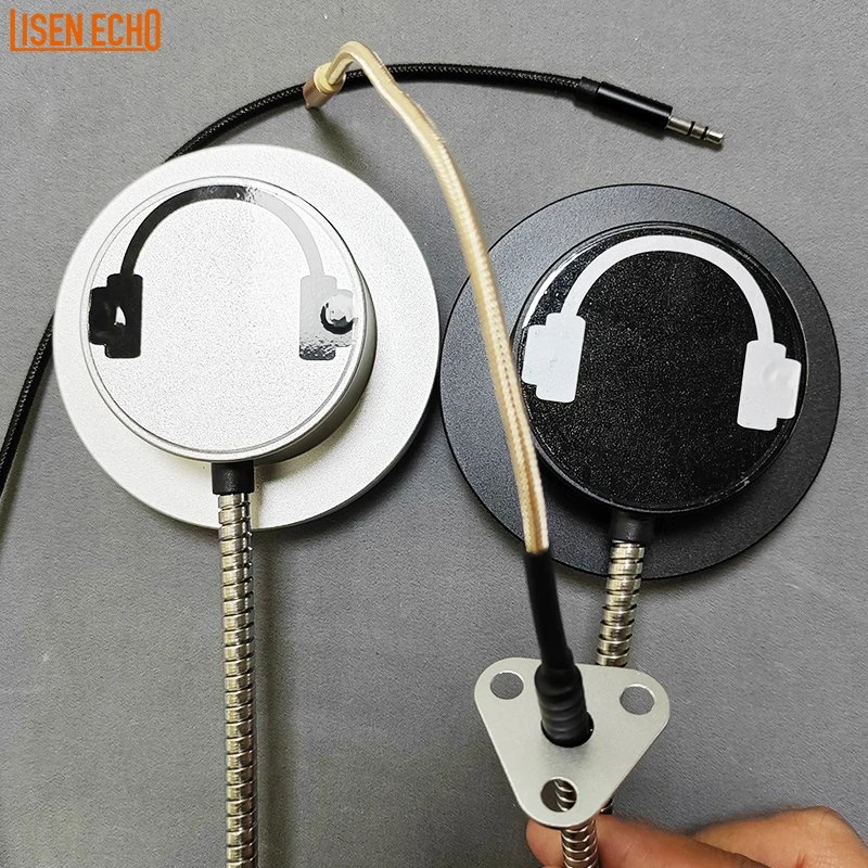 Professional Magnetic Clip Single Cup Ear Headphones for Museums