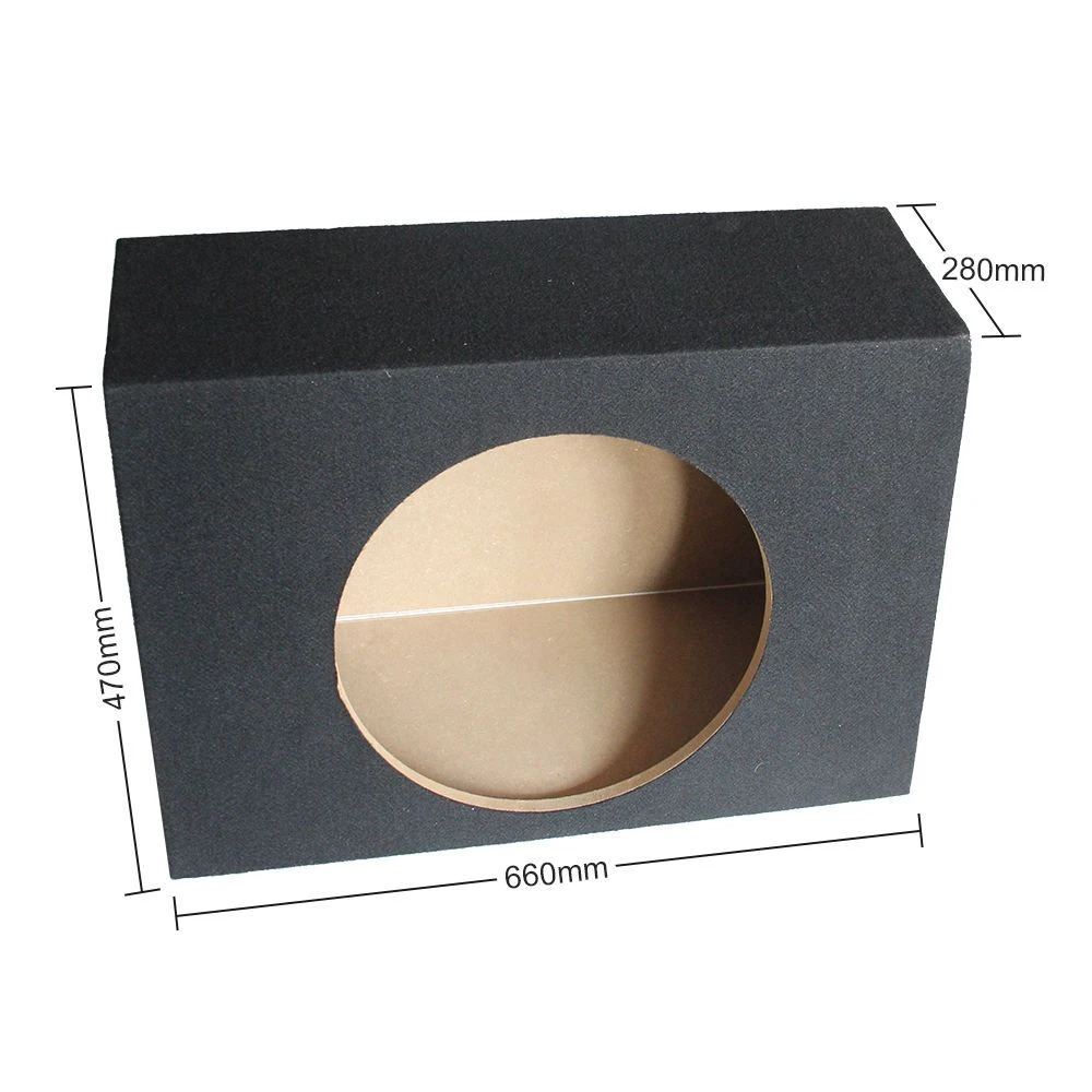 Professional Manufacturer 12/15/18 Inch Vehicle Empty Enclosures Car Audio Subwoofer Speaker Box