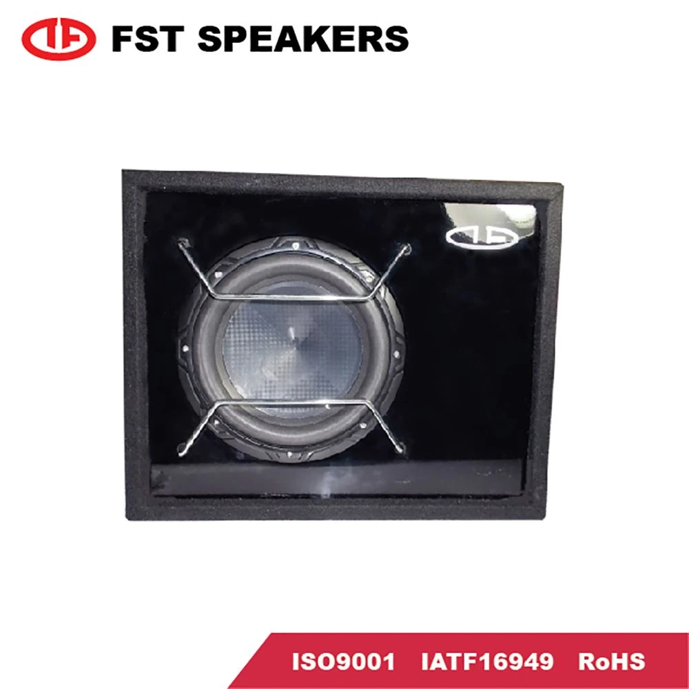 Professional OEM Car Speaker-300/850W Loaded Enclosure with 10″ Subwoofer