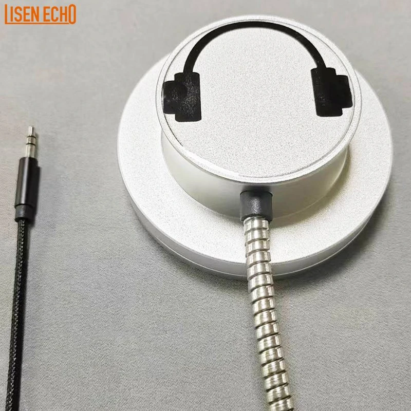 Professional One-Ear Headphone Single Sided Ear Cup Headset for Museum and Exhibition