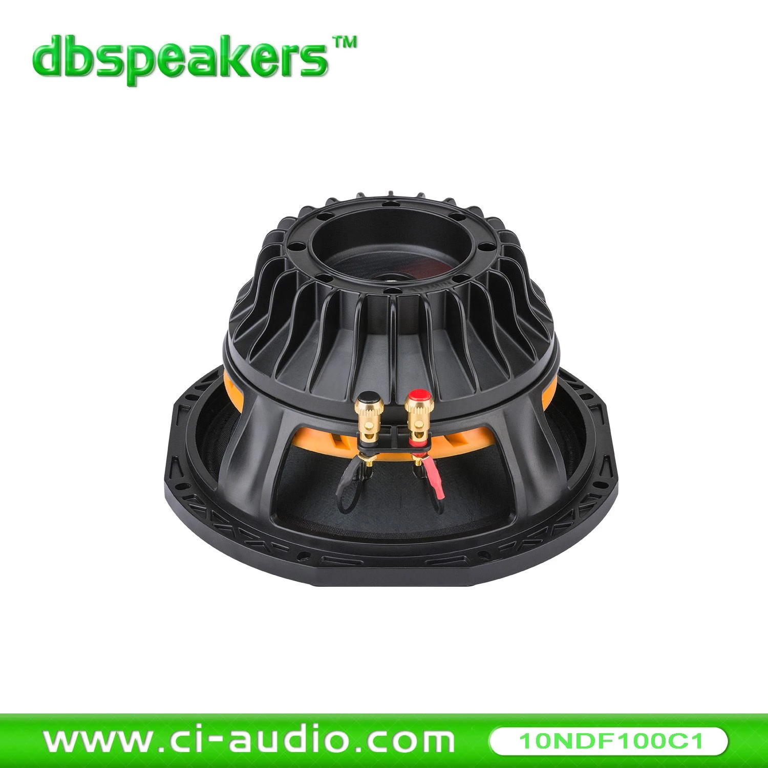 Professional Powered Speaker 10” Neodymium Midbass 1200 Watt Loudspeaker