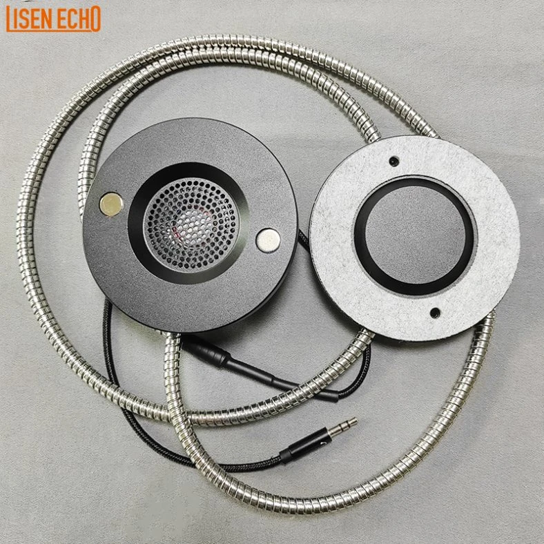 Professional Single Cup Armour Cable Headphones & Magnetic Hanger for Museums and Exhibition