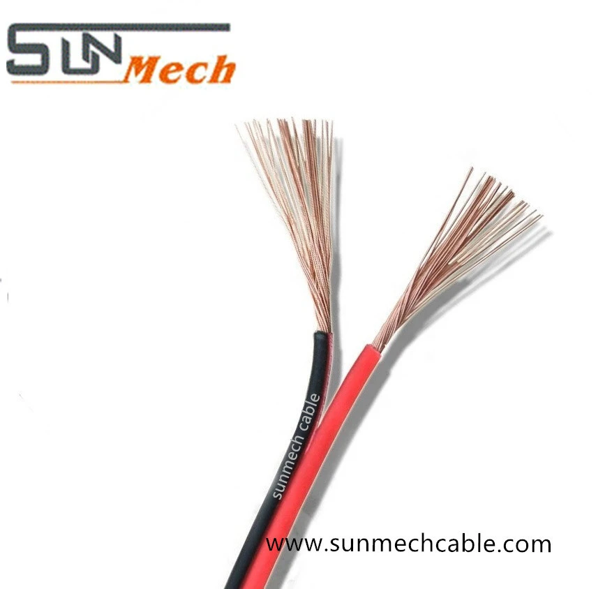 Professional Speaker Cable Red&Black/Transparent PVC Audio Flexible 18AWG 20AWG 22AWG