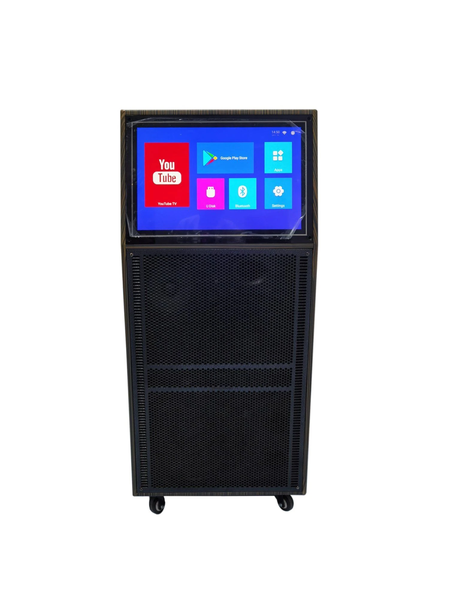 Professional Speaker Portable Wireless Speaker Wood Cabinet with Touch Screen