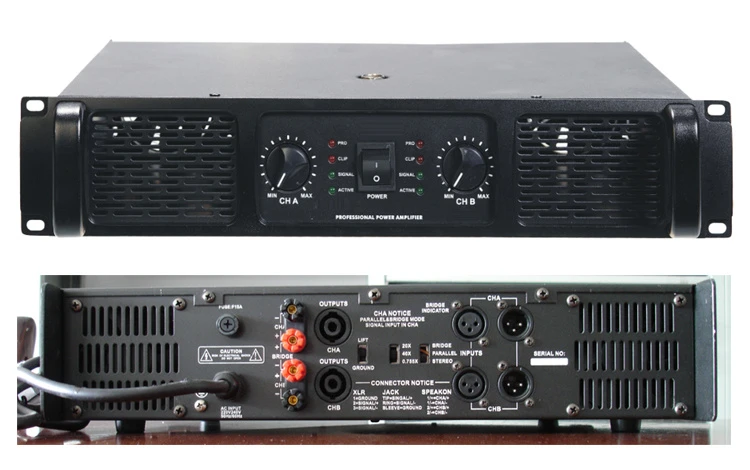 Professional Stereo Power Amplifier Speaker Amplifier