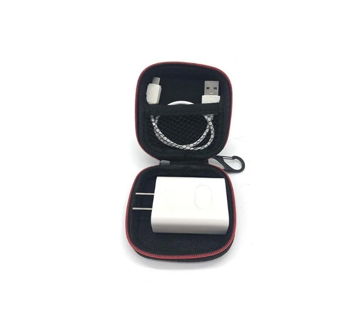 Promotion Gift Mat Pattern Cover Mini Square EVA Case for USB Cable and Earphone