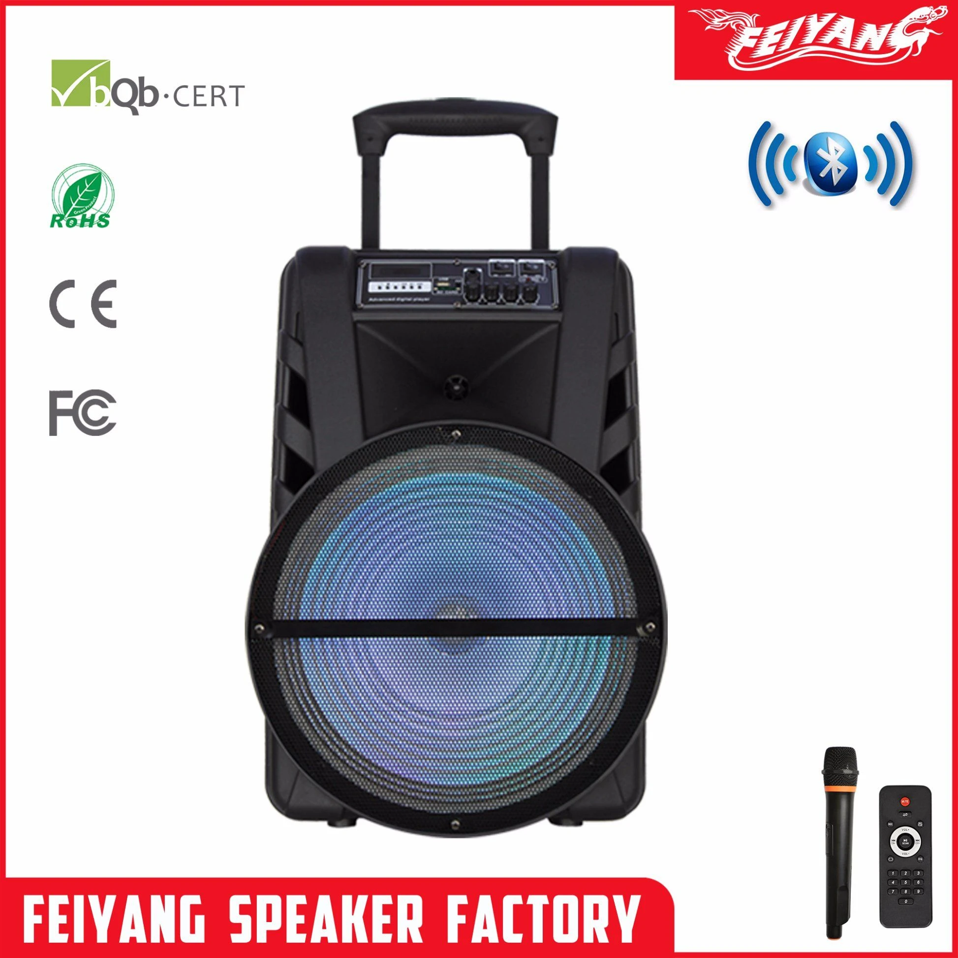 Promotion Outdoors Party Popular Bluetooth Cheap Speaker 15 Inch