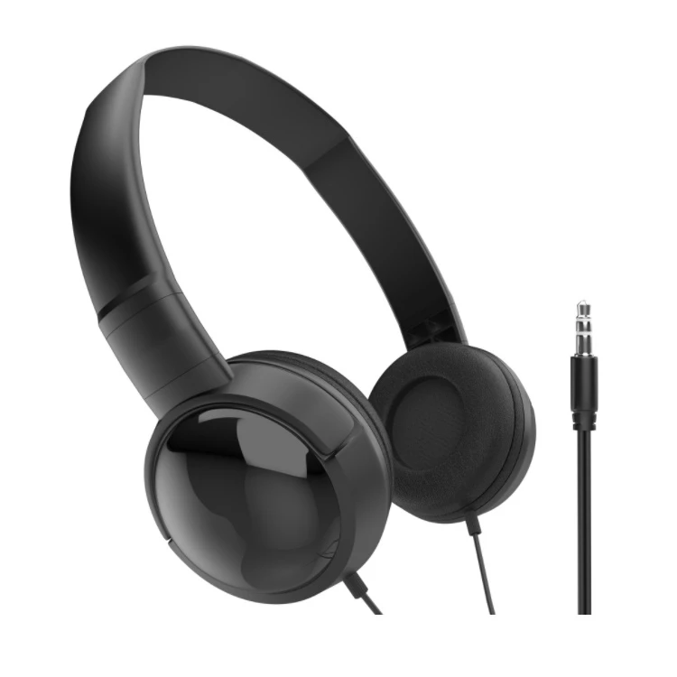 Promotional Wholesale Custom Cheap Adjustable Folding Wired Earphones Headphones Headsets