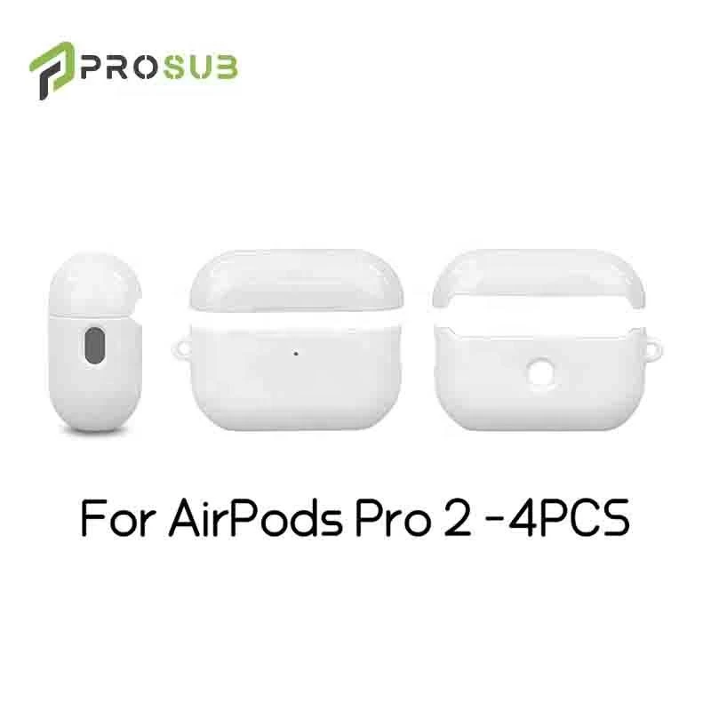 Prosub Custom 3D Sublimation Animal Design Protective PC Blank Coated Earphone Case Cover Film 3 Pack for Airpods Dly in OPP Bag