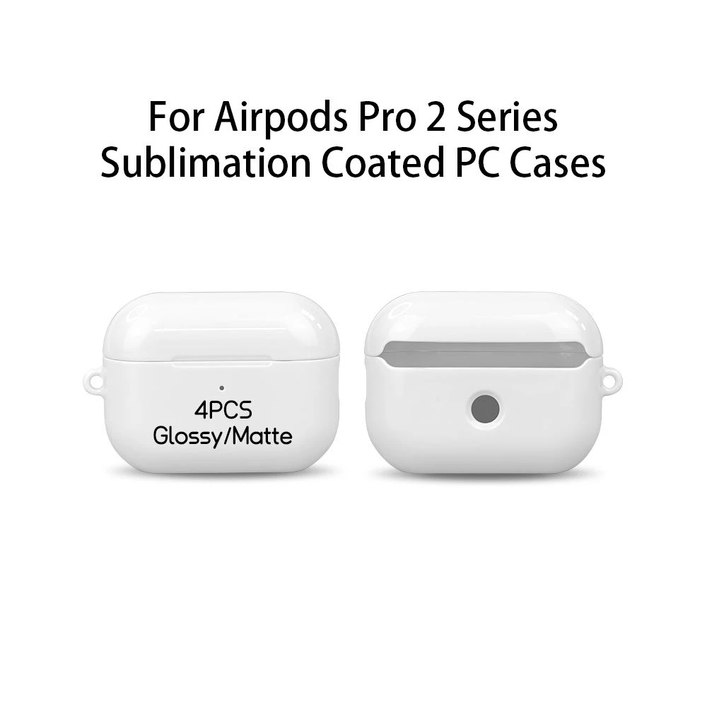 Prosub Factory Wholesale DIY Customized Case Plastic Glossy Matte Sublimation Blank for Airpods Case Coated Airpods Case PC