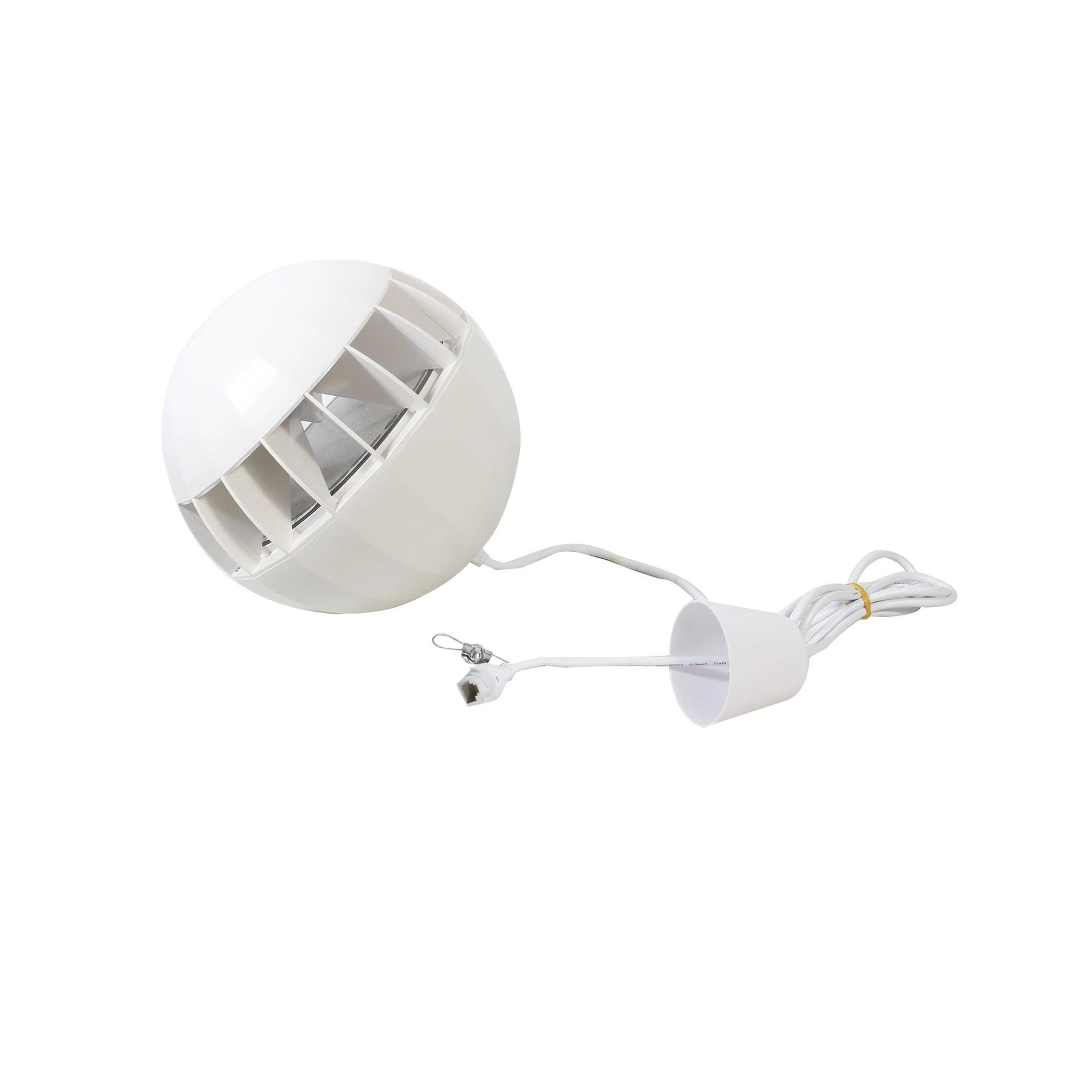 Public Address System IP Network 20W Poe Active Hanging From Ceiling Pendant Sphere Speaker with Digital Amplifier Loudspeaker