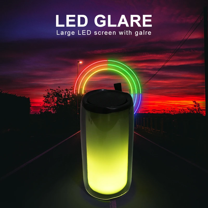 Pulse 5 Bluetooth Speaker Powerful Subwoofer with RGB Lights Waterproof and Portable