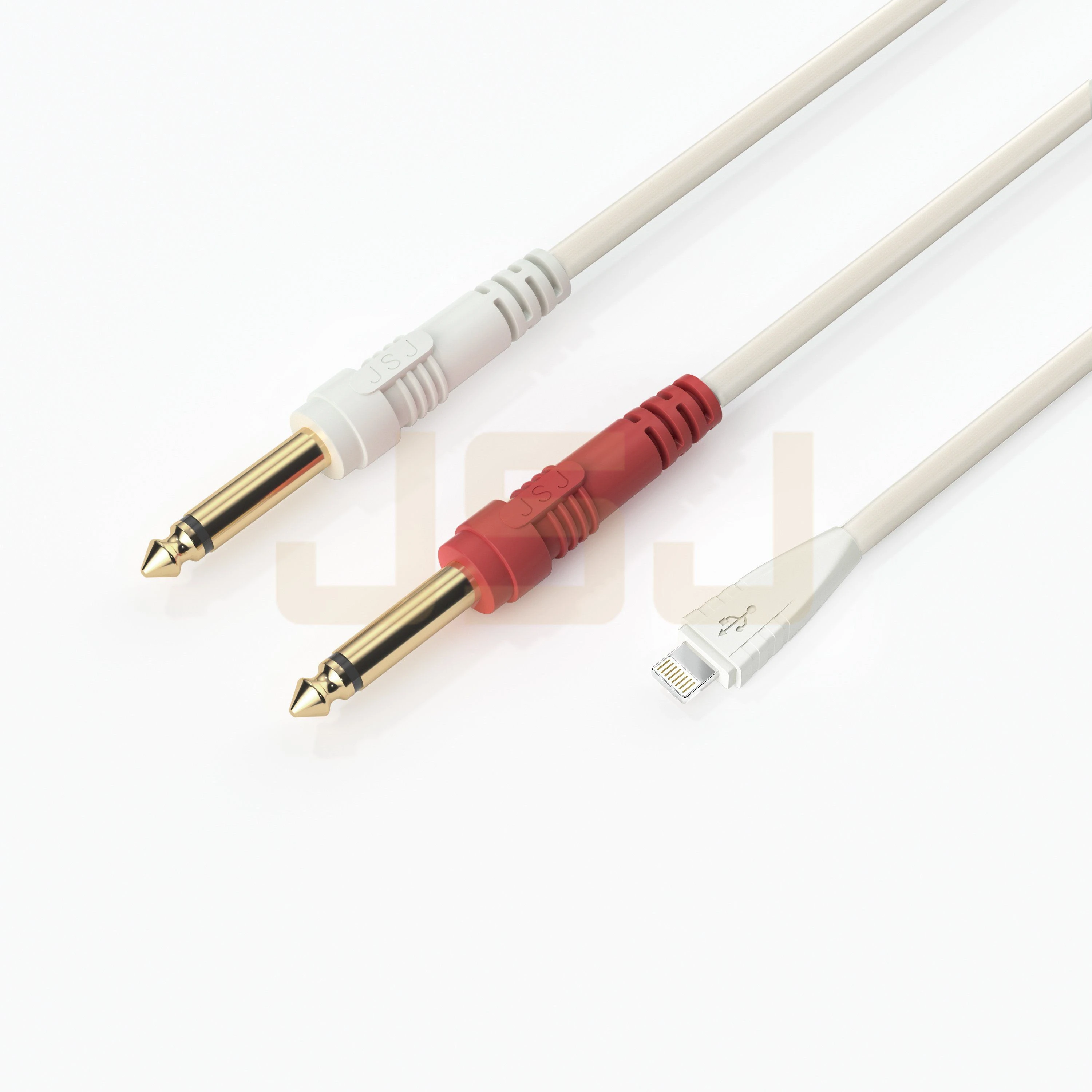 Pure OFC Copper Dual Shielded RCA Male Audio Video Cable for Speaker