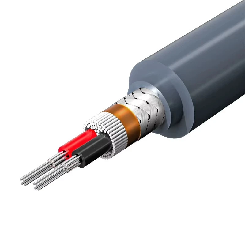 Pure Silver Signal Loose Strands 2-core Shielded Audio Connection Wire Cable