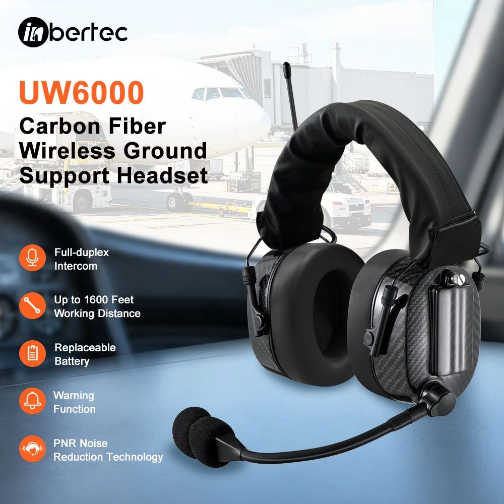 Push Back, De-Icing Full-Duplex Wireless Ground Support Headset