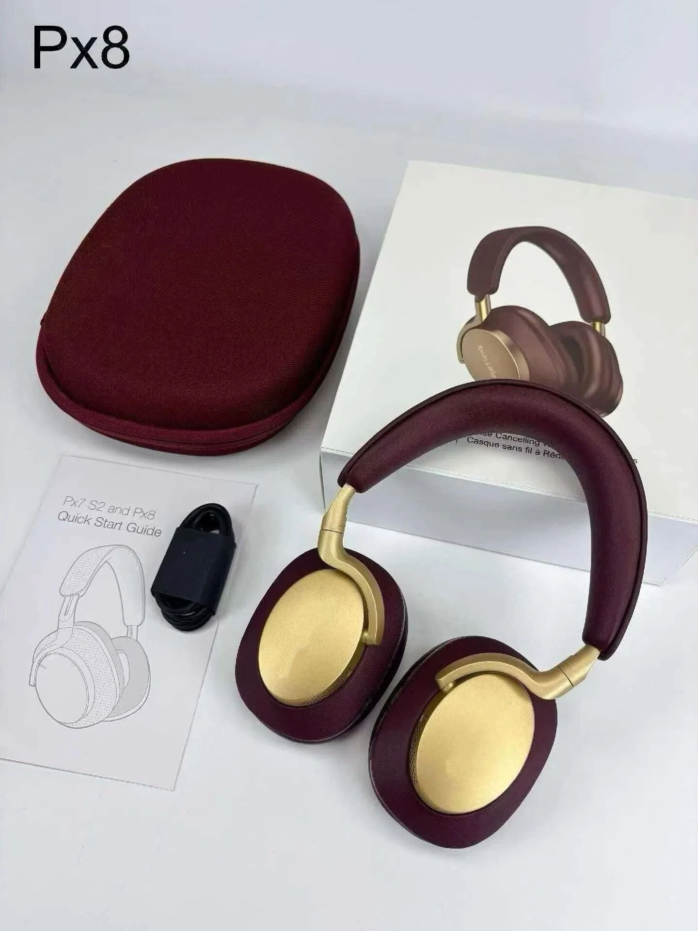 Px8 Wireless Bluetooth Headband Headphones Noise Canceling Low Latency