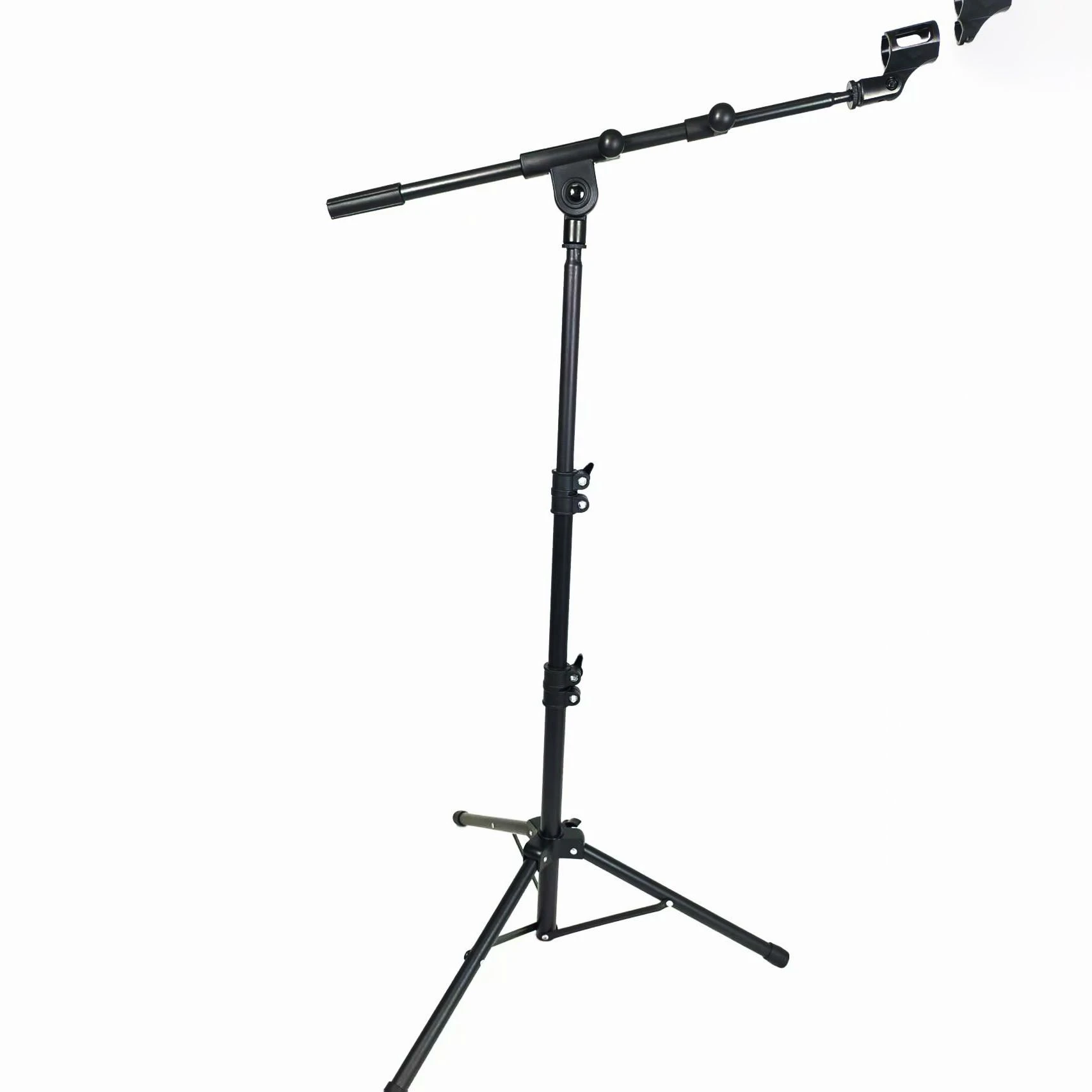 Qem Wholesale New Adiustable Foldable Telescopic Microphone Stand Floor Tripod Mic Stand for Speaker & Musical Instrument