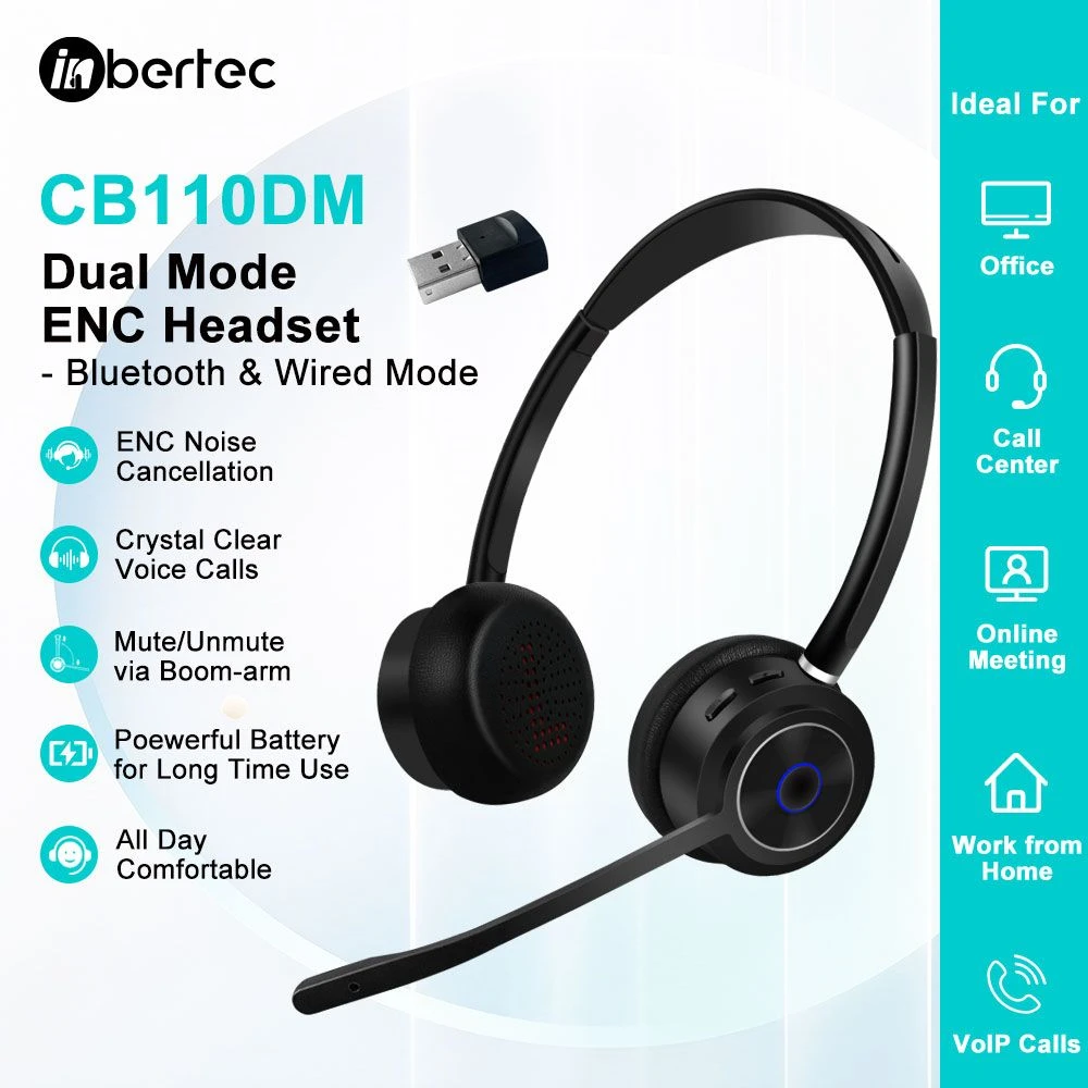 Quick Charge Bluetooth Headsets for Business Use