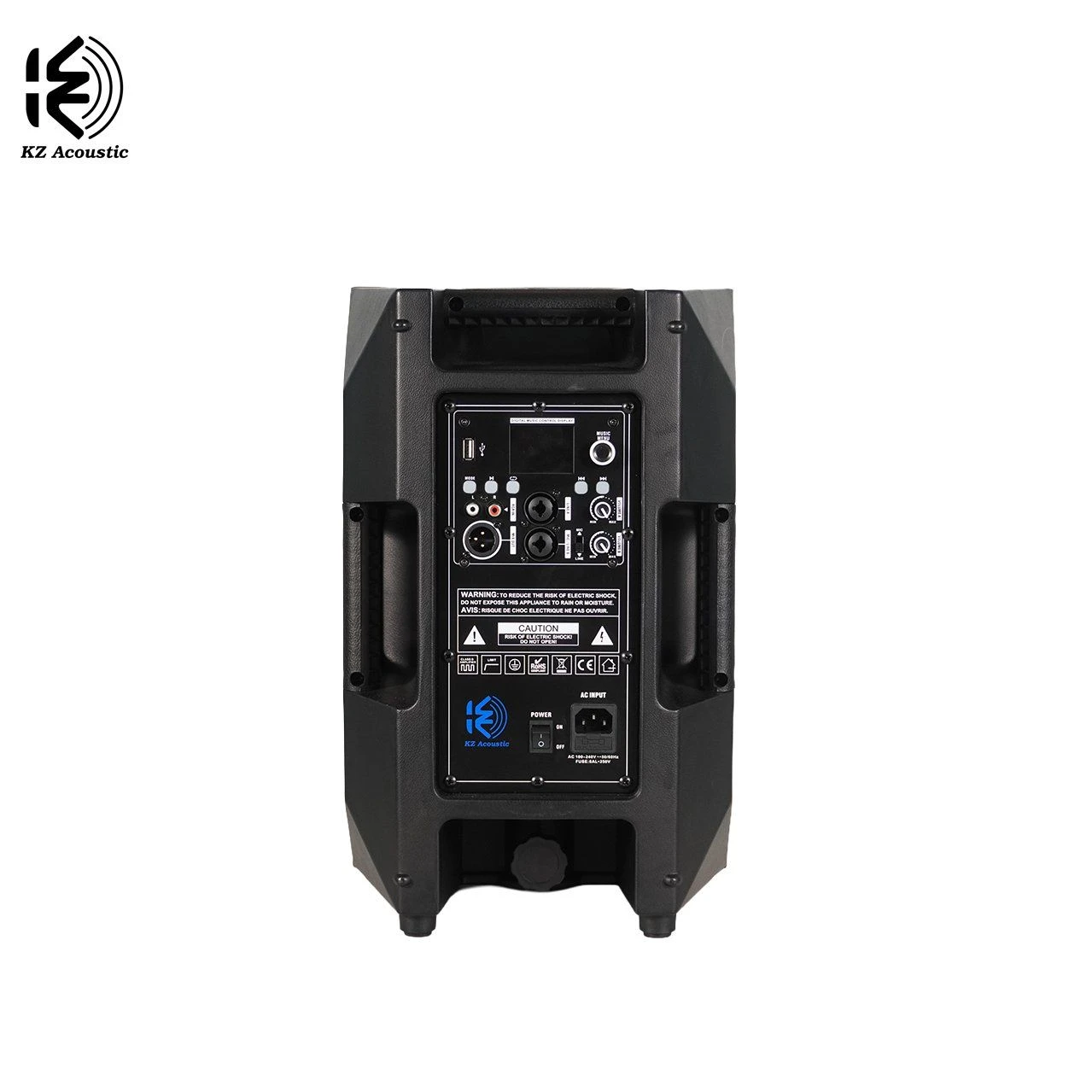 R08A 8 Inch Compact Full Range Speaker Support USB SD MP3