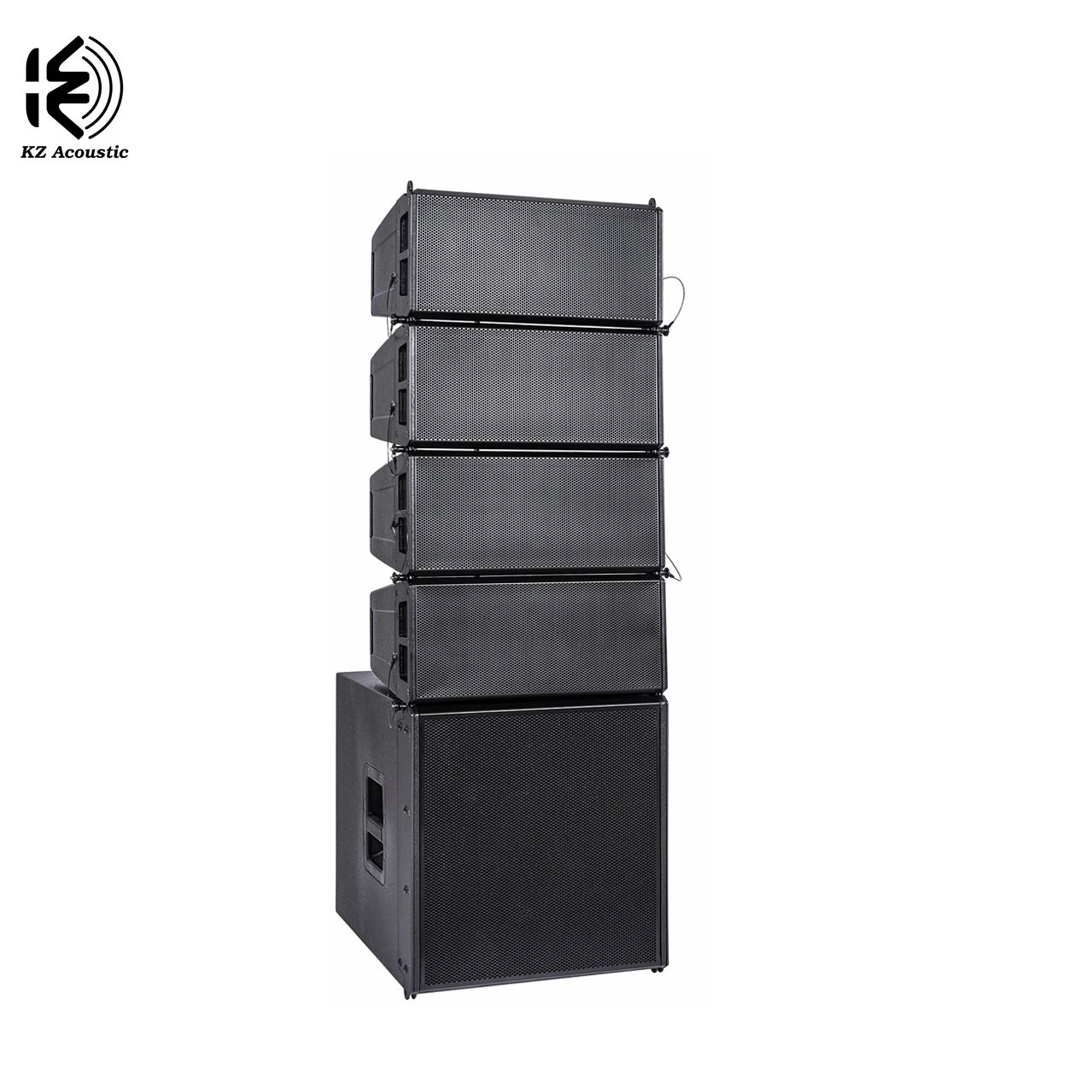 R6+R6sub 2X6 Inch Active Line Array with 18 Inch Active Subwoofer Loudspeaker