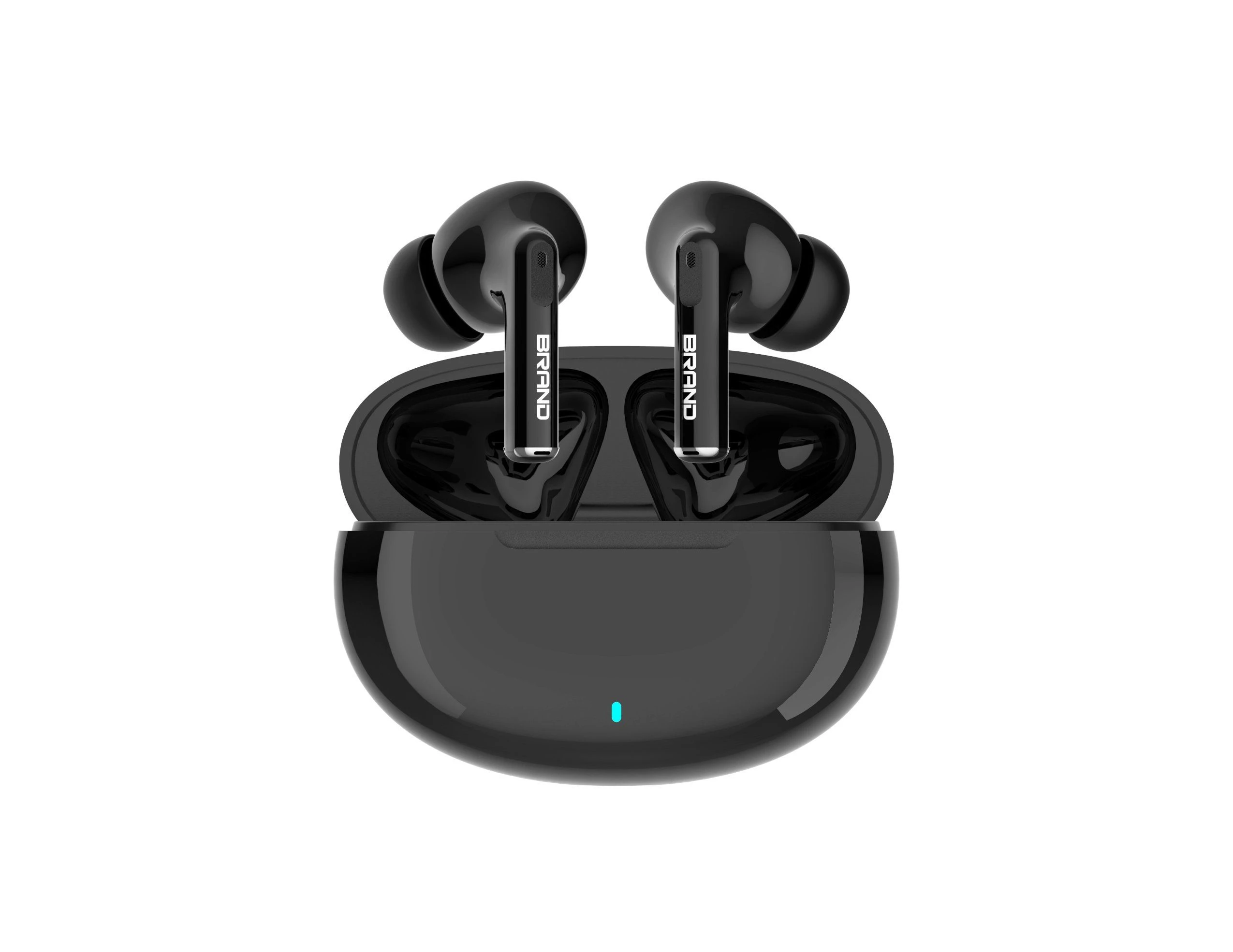 R9 Semi in Ear Earbuds Touch Control Bluetooth 5.3 Low Latency Stereo Headphones