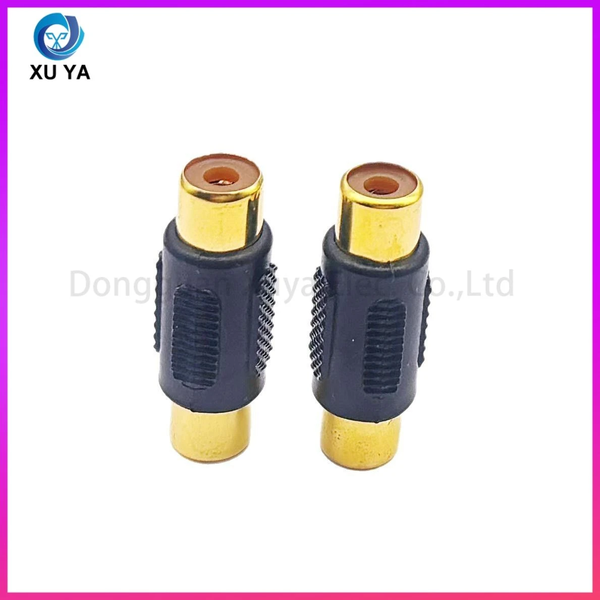 RCA Female to Female Gold Plated Coupler Straight Splice Adapter for Audio Video RCA Cable Extension Home Theater and Car Stereo