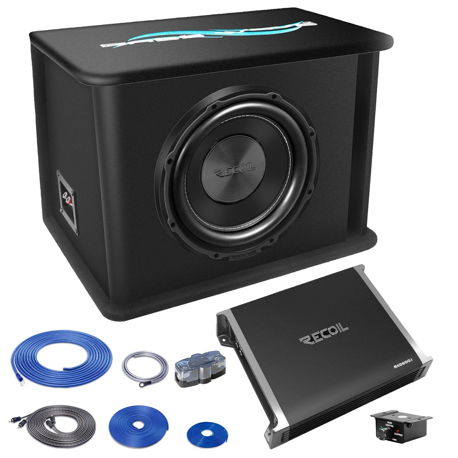 RS10K Single 10â Complete Echo Series Subwoofer Bass Package
