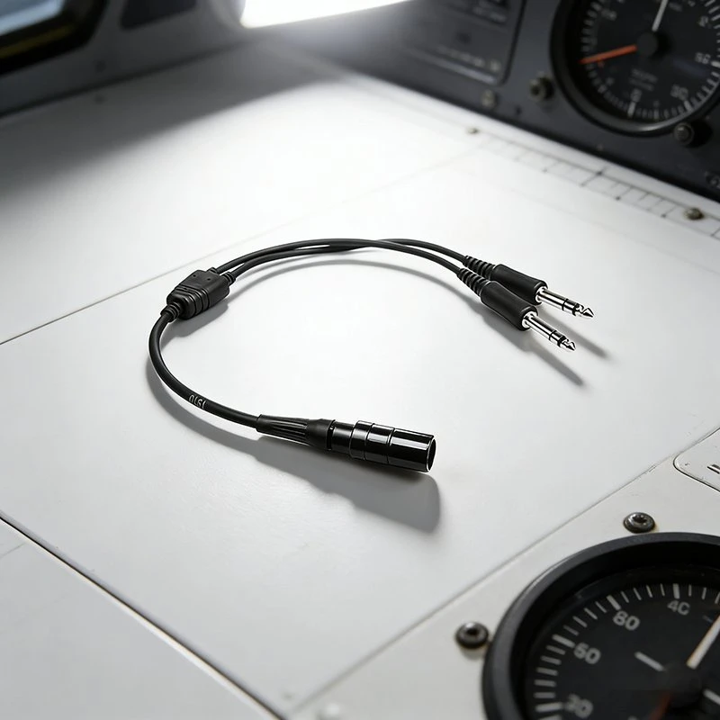 Raytalk Aviation Headset Cable General Aircraft Extension Cable with Ga Plug