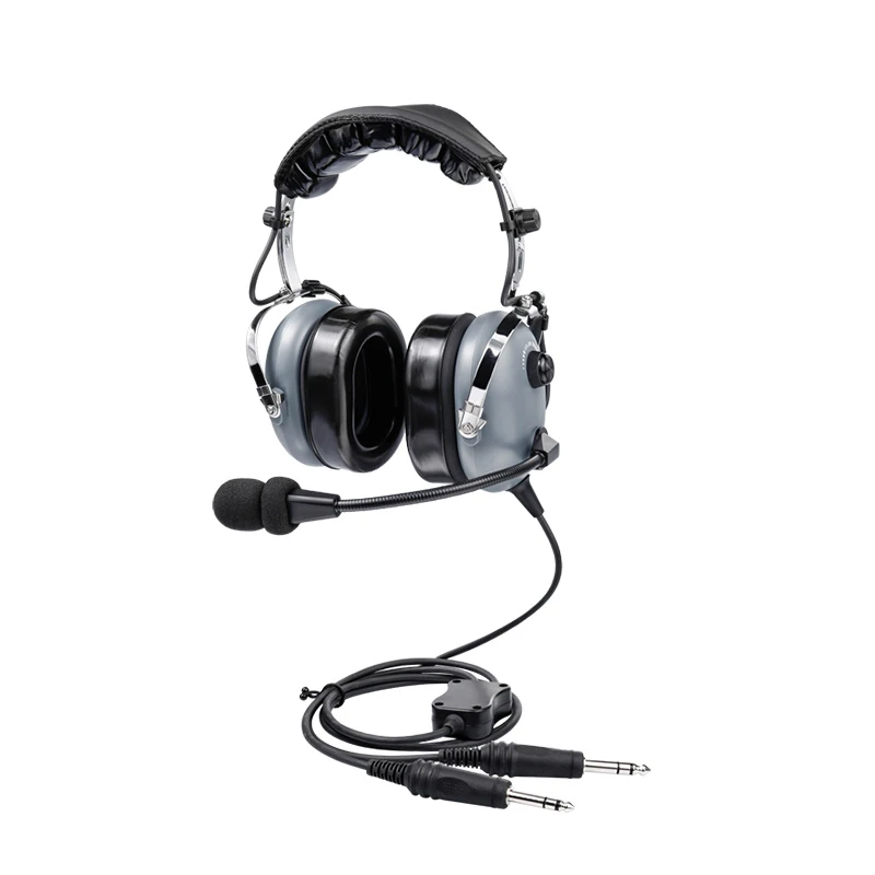 Raytalk Aviation Headset Pnr Noise Reduction Gel Ear Seal & Flexible Microphone for Telephony Use