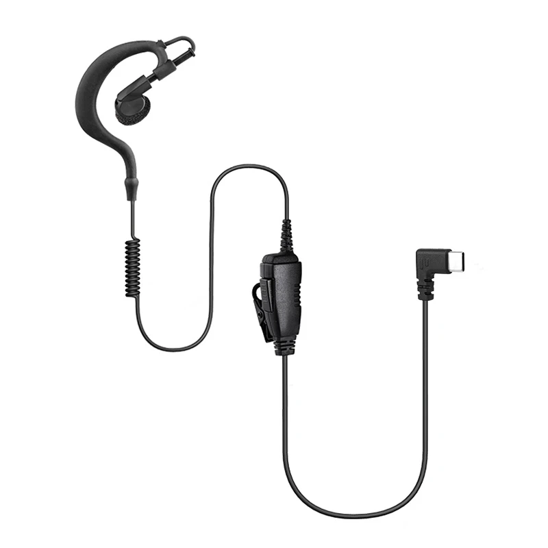 Raytalk Customizable Two Way Radio Earpiece with Poc Plug G-Shape Earphones