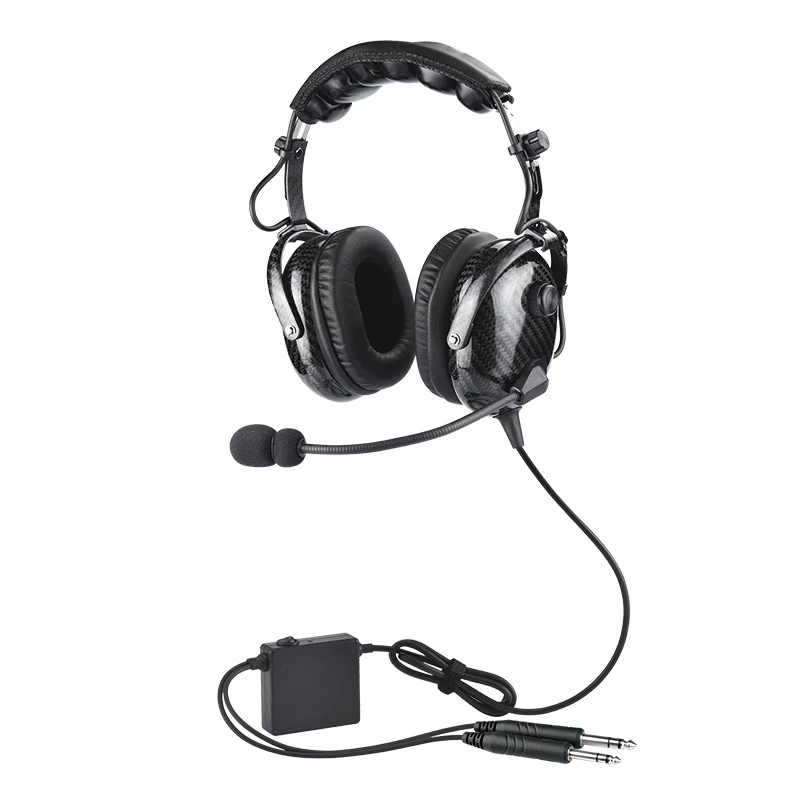 Raytalk Lightweight Anr Helicopter Telephone Headset with Noise Reduction Aviation Headset
