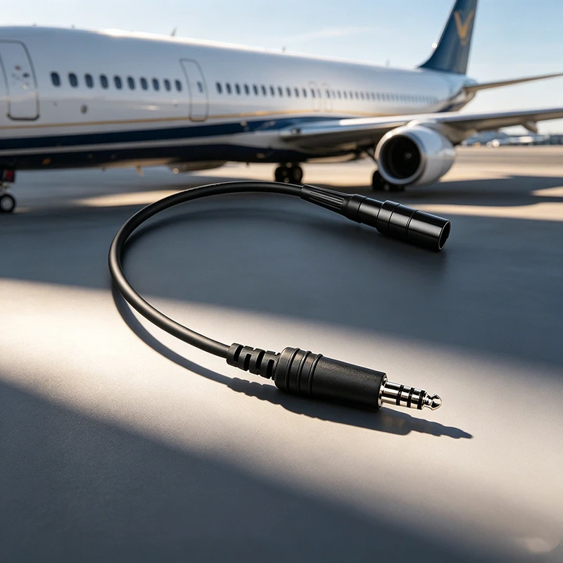 Raytalk for 6pin Connector Helicopter Headset Cable Adapter Extension