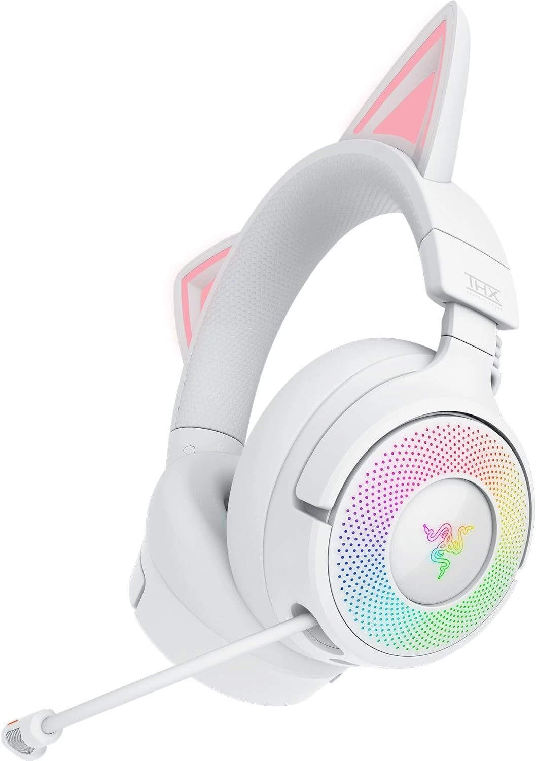 Razer Kraken Kitty V3 PRO Wireless RGB Gaming Headset Chroma RGB Kitty Ears – 2.4 GHz, Bluetooth 5.3