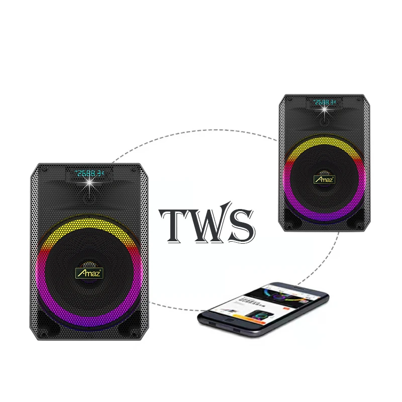 Rechargeable Wireless 40W Dolby Waterproof Solar Speaker