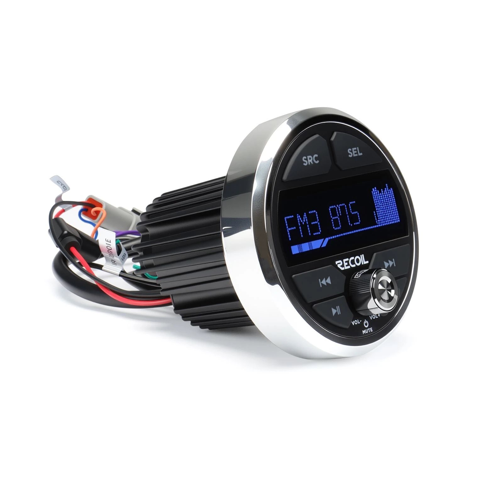 Recoil MCR-1 Marine Gauge Stereo Receiver – Big Sound, Small Footprint