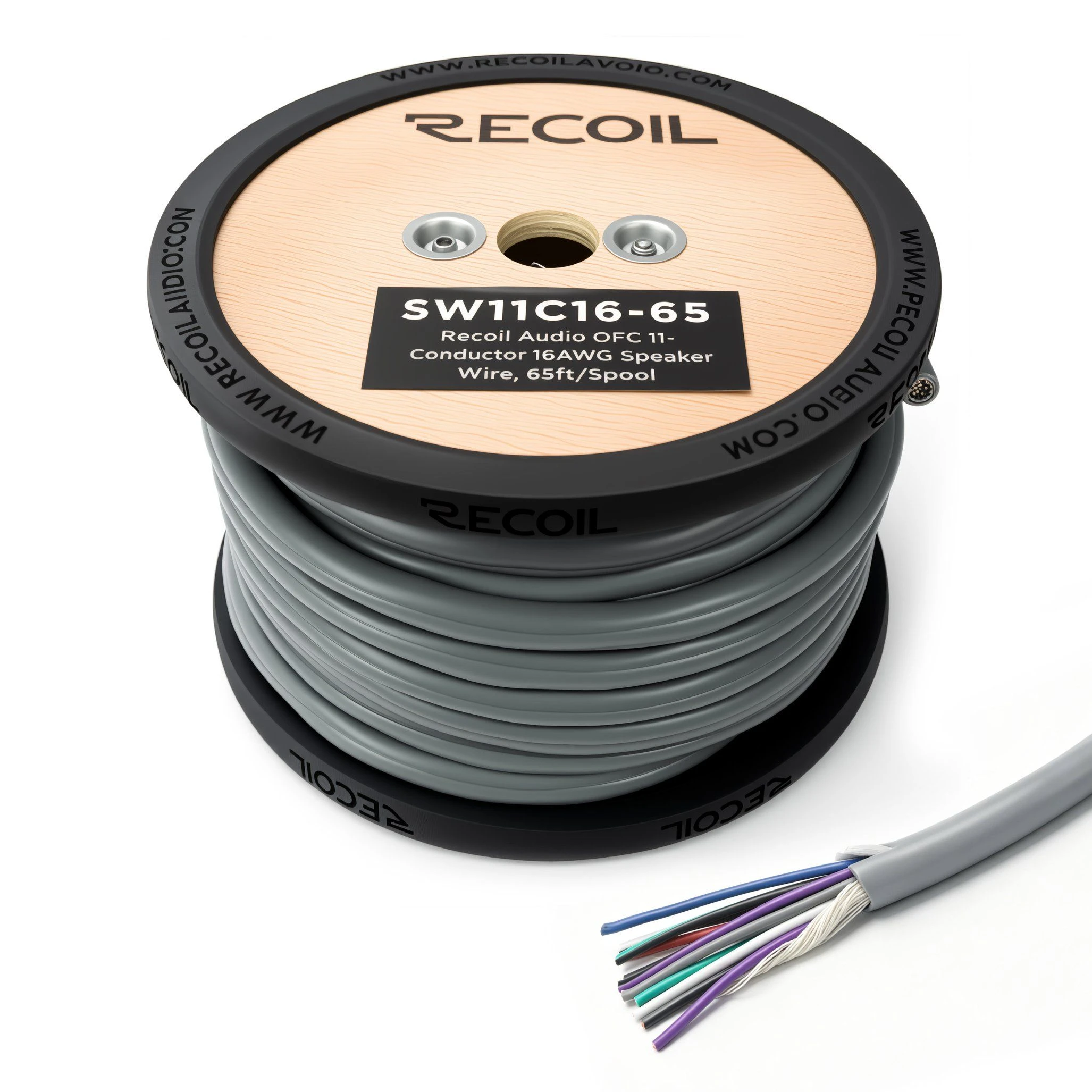 Recoil Sw11c16-65 65FT 16 Gauge 11 Conductor OFC Speaker Wire Cable
