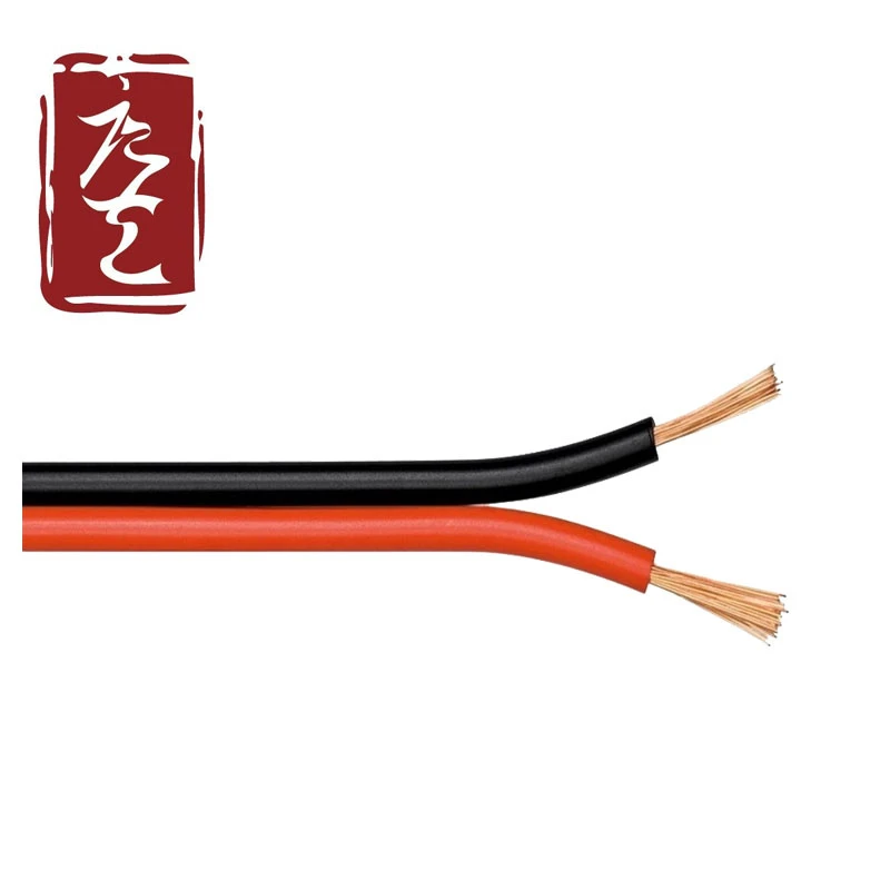 Red/Black Transparent Speaker Cable with CE RoHS Approved