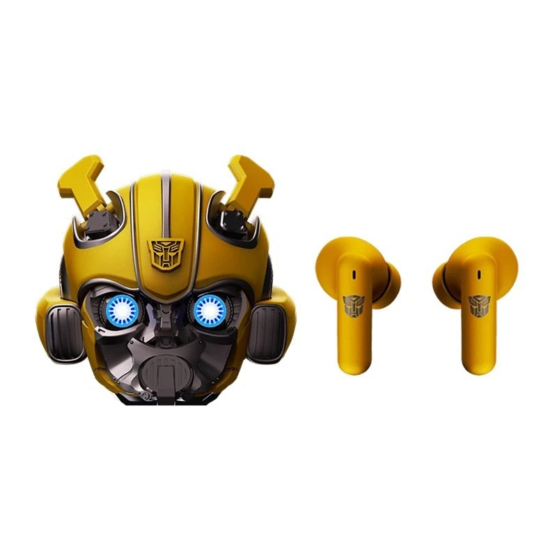 Reflex® High Sound Quality Distress Metal Mecha Bumblebee Bluetooth Earphone