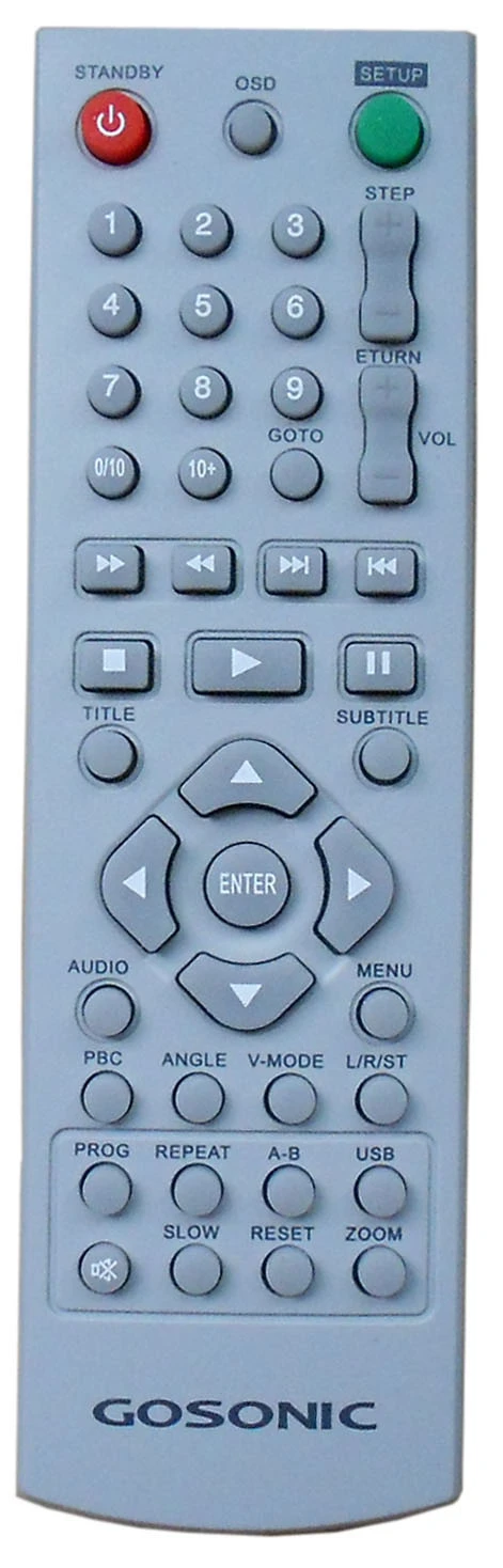 Remote Control for Gosonic LED/LCD/TV