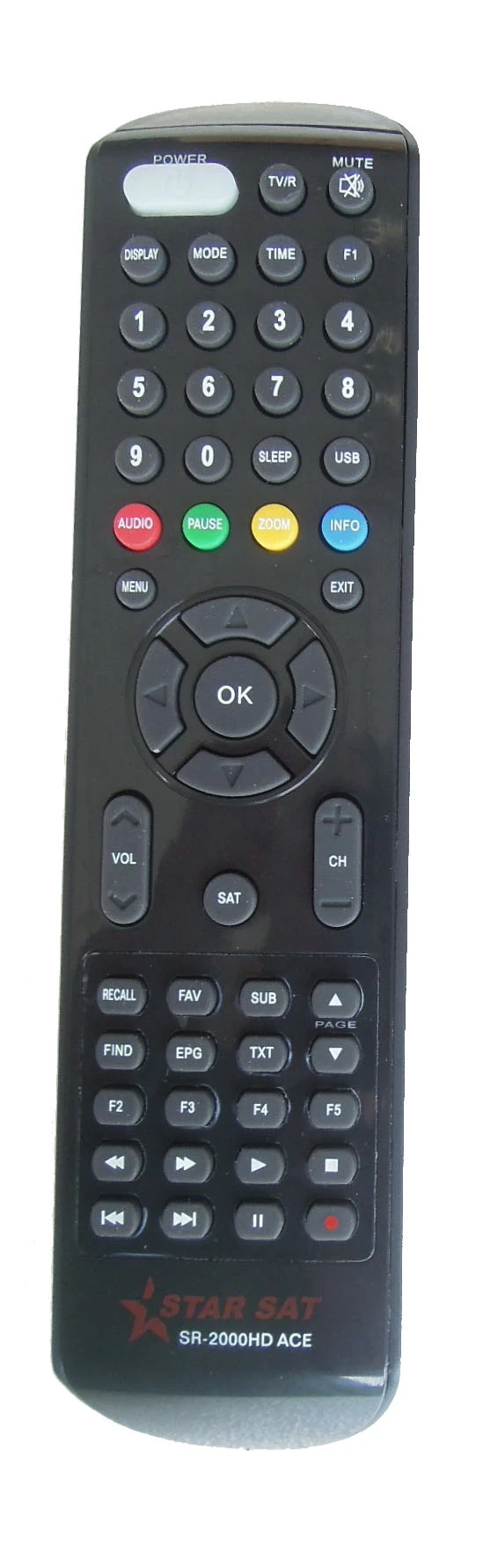 Remote Control for Starsat LED/LCD/TV Starsat6300 Starsat-Sr-2000HD-HP Starsat-Sr-2000HD Starsat-Sr-8989HD Starsat-Sr-X1500d Starsat-X4000d