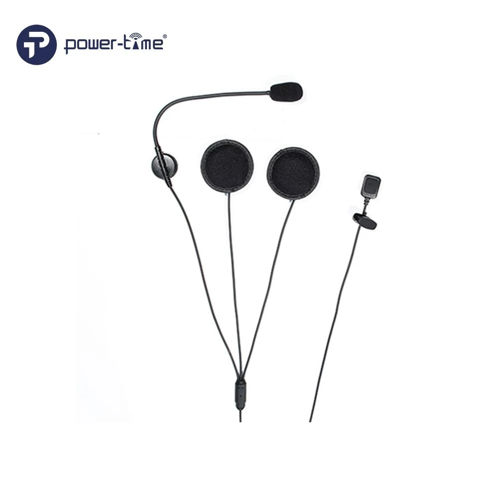 Remote Finger Ptt Motorcycle Two Way Radio Helmet Headset