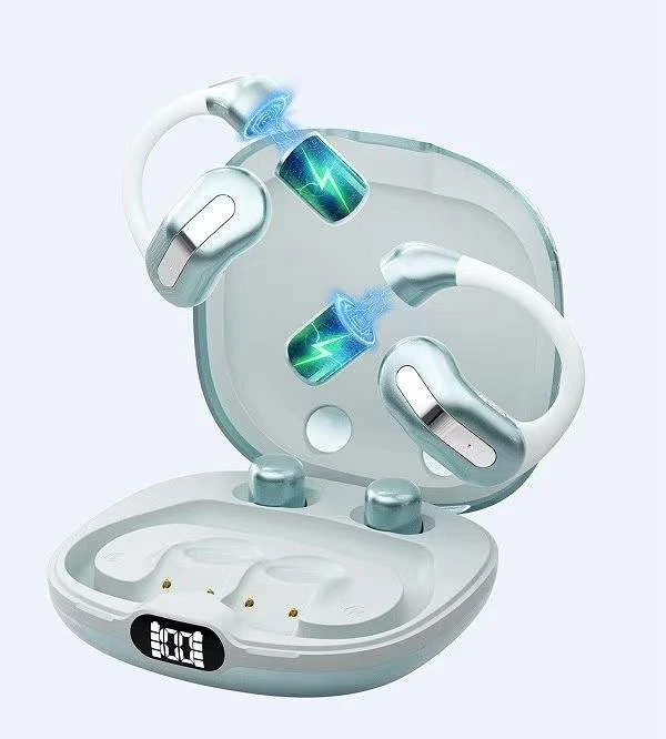 Replaceable Battery Ows Earbuds Ear Hook Open Ear Wireless Headphones for Sports