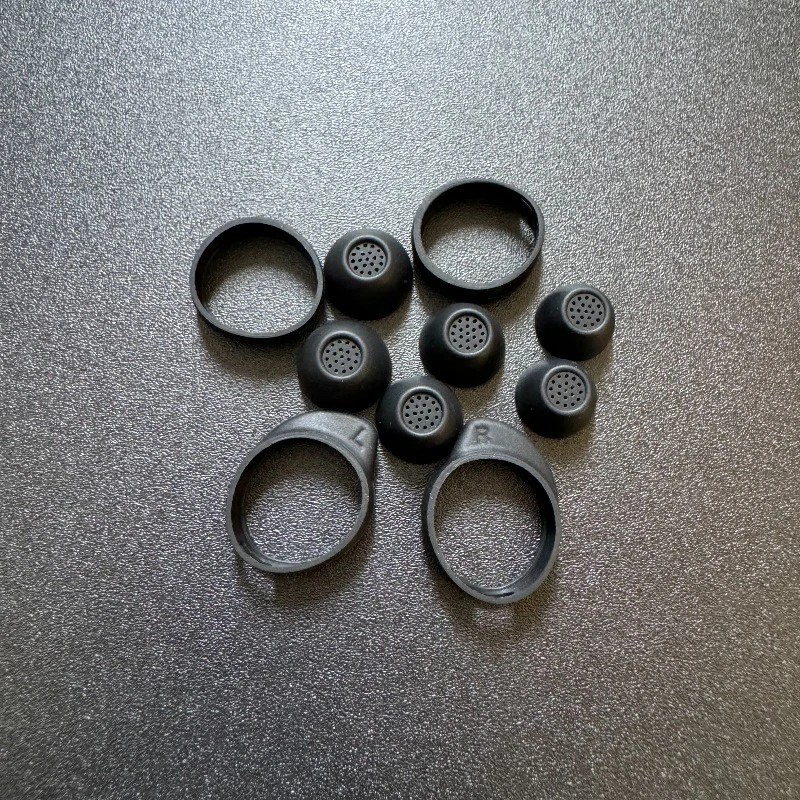 Replacement Ear Tips for Samsung Galaxy Buds Fe, Soft Silicone Earbud Caps with Wingtips, 3 Size Options